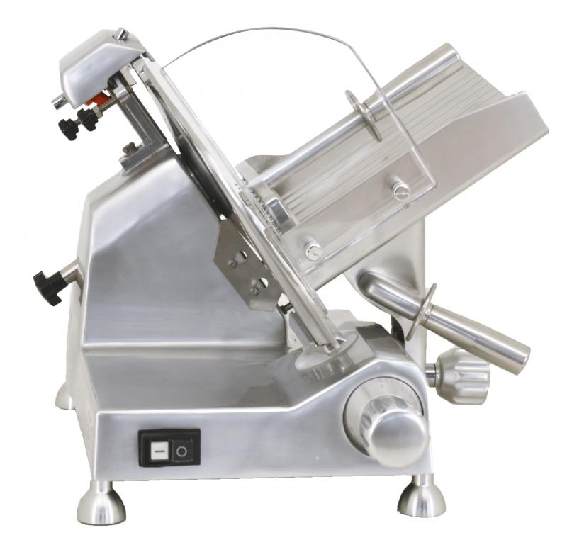 Omcan 41712 12-inch Belt-Driven Meat Slicer with Blade Locker