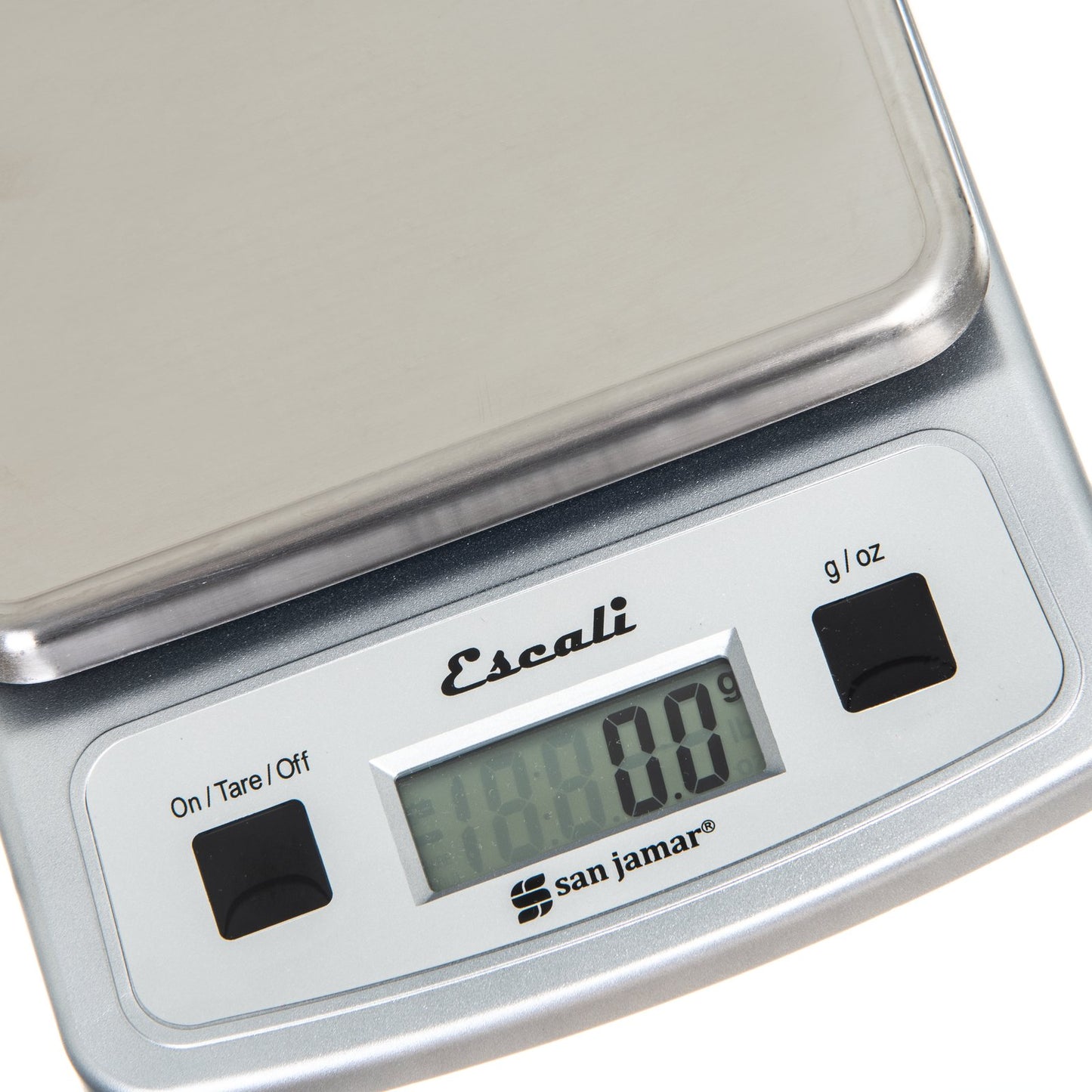 San Jamar SCDG13LP 13 lb/6 kg Silver Stainless Steel NSF Listed Digital Scale