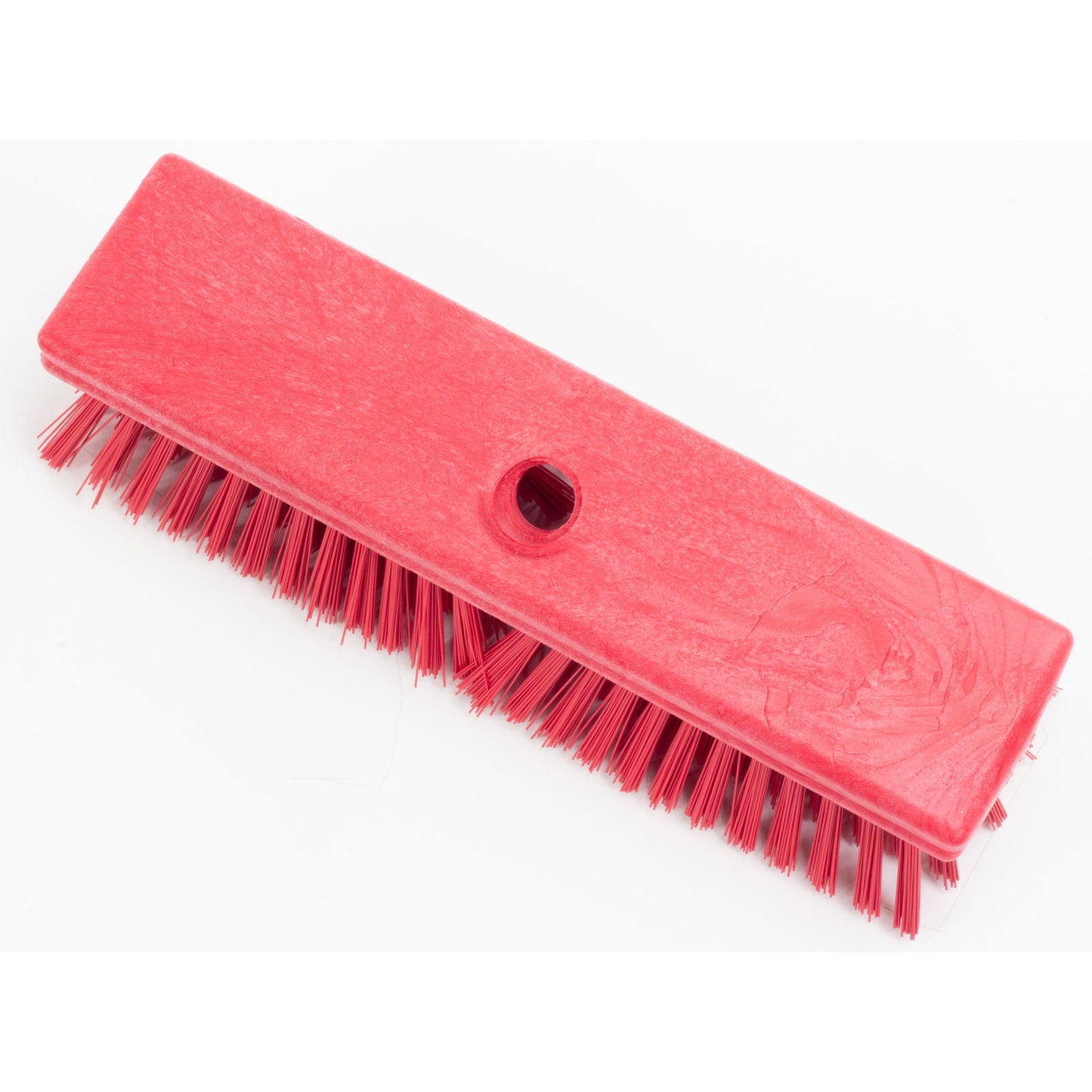 Carlisle 41722EC05 10" Red Sparta Color Coded Deck Scrub Brush