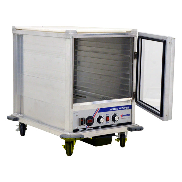 Omcan 43554 Ten 18" x 26" Tray Capacity Non-Insulated Heater / Proofer Cabinet