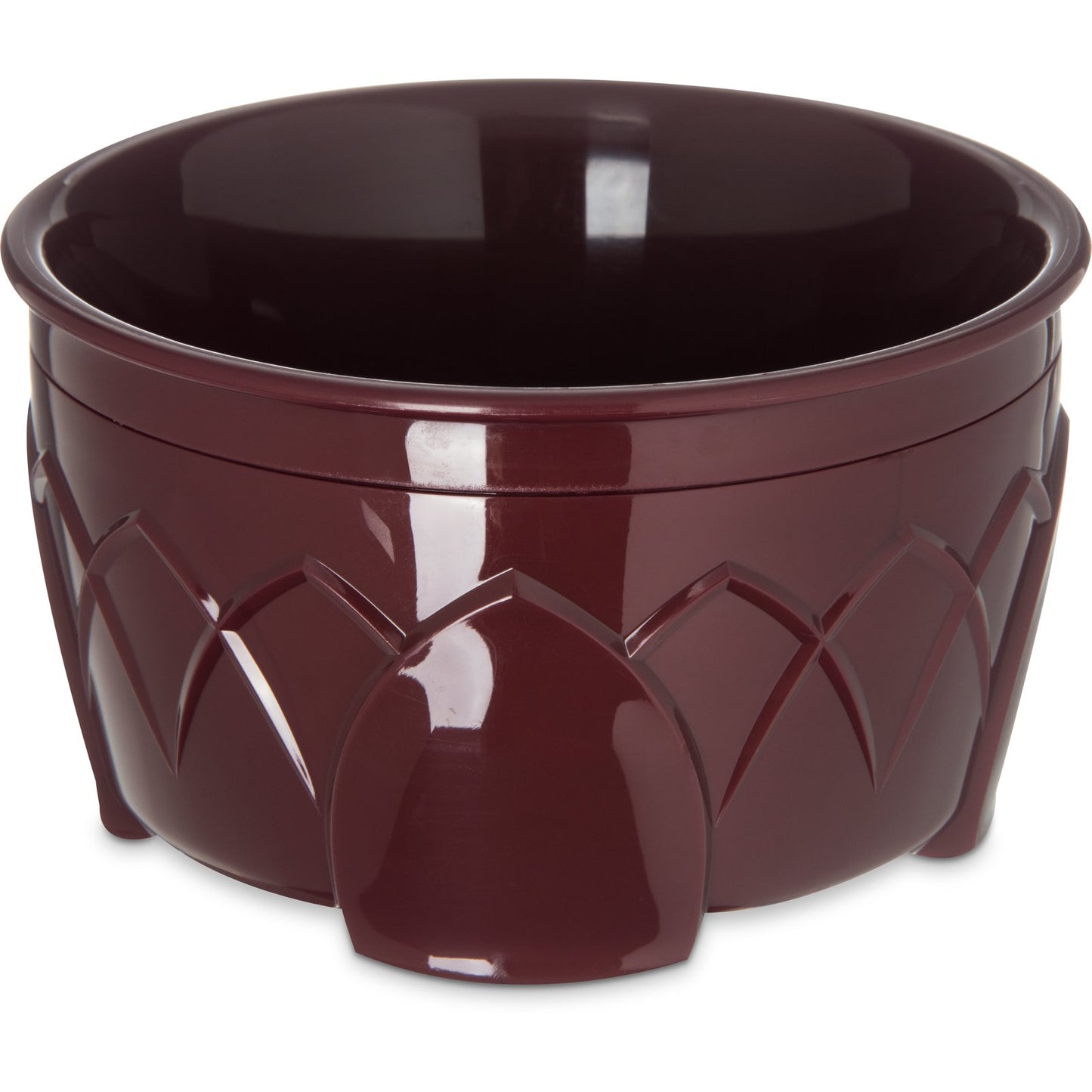 Carlisle DX530061 9 oz Cranberry Polypropylene Fenwick Bowl