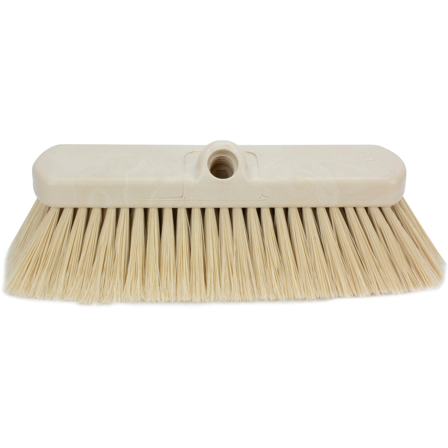 Carlisle 41278EC25 10" Tan Color Coded Flo-Thru Wall & Equipment Brush