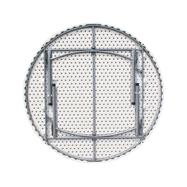 Omcan 41599 71-inch Solid Round Folding Table