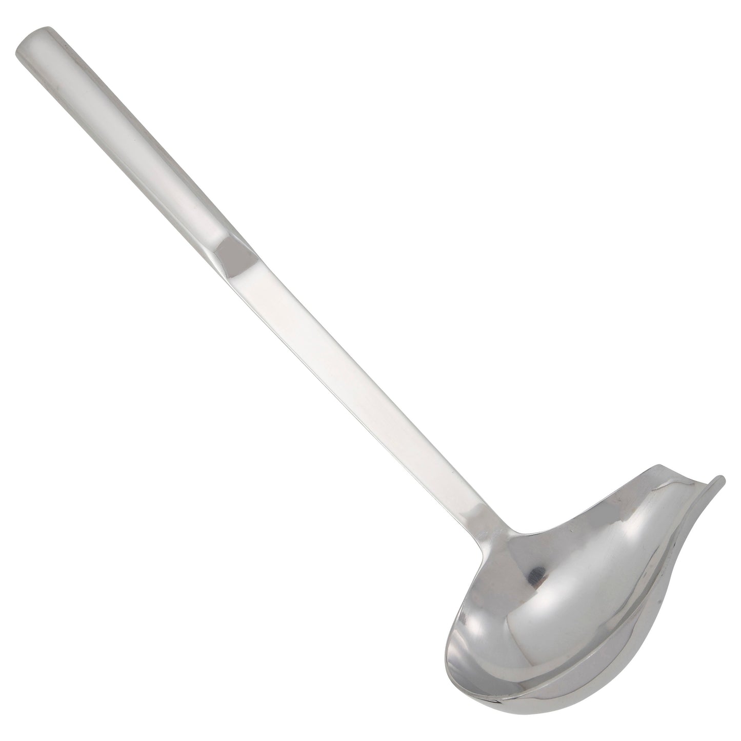Winco BW-SP2 2 oz. Stainless Steel Spout Ladle, Hollow Handle
