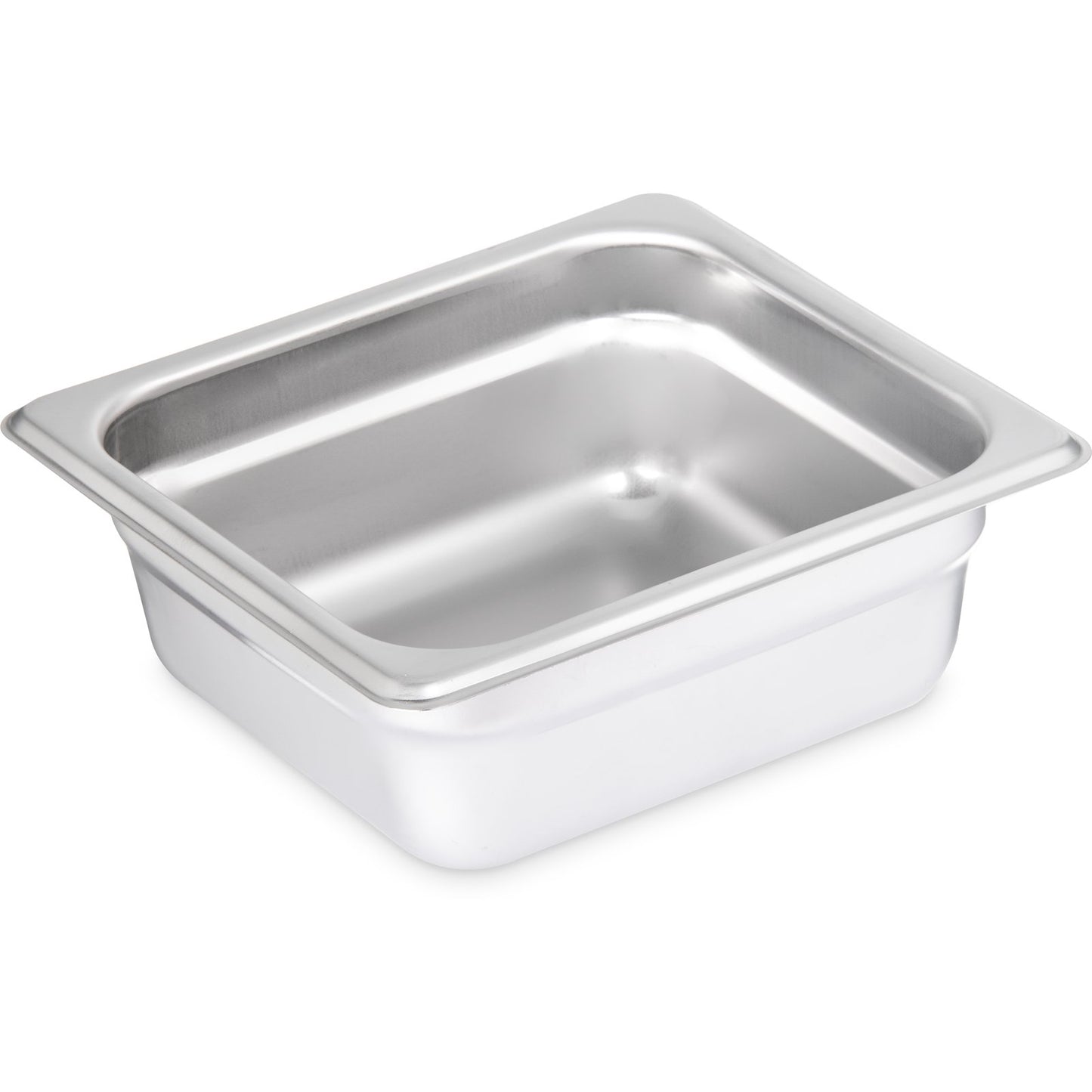 Carlisle 607162 1/6 Size Stainless Steel DuraPan Light Gauge Steam Table Hotel Pan, 2.5" Deep