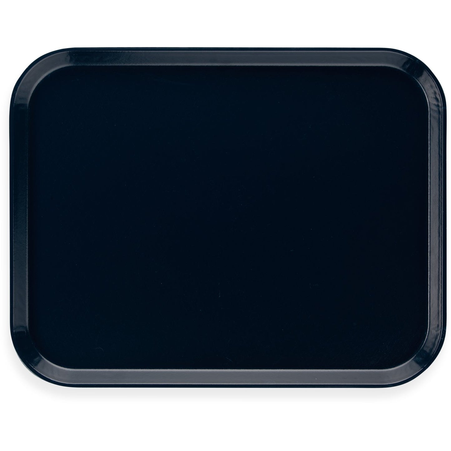 Dinex DX1089I50 14" x 18" Dark Blue Flat Glasteel Tray