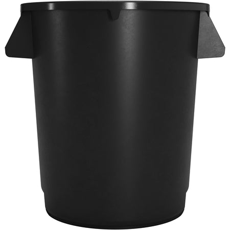 Sparta 84101003 10 Gallon Black Round Polyethylene Bronco Waste Bin Trash Container