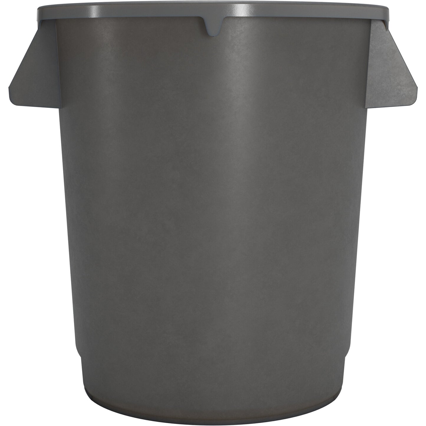 Sparta 84101023 10 Gallon Gray Round Polyethylene Bronco Waste Bin Trash Container