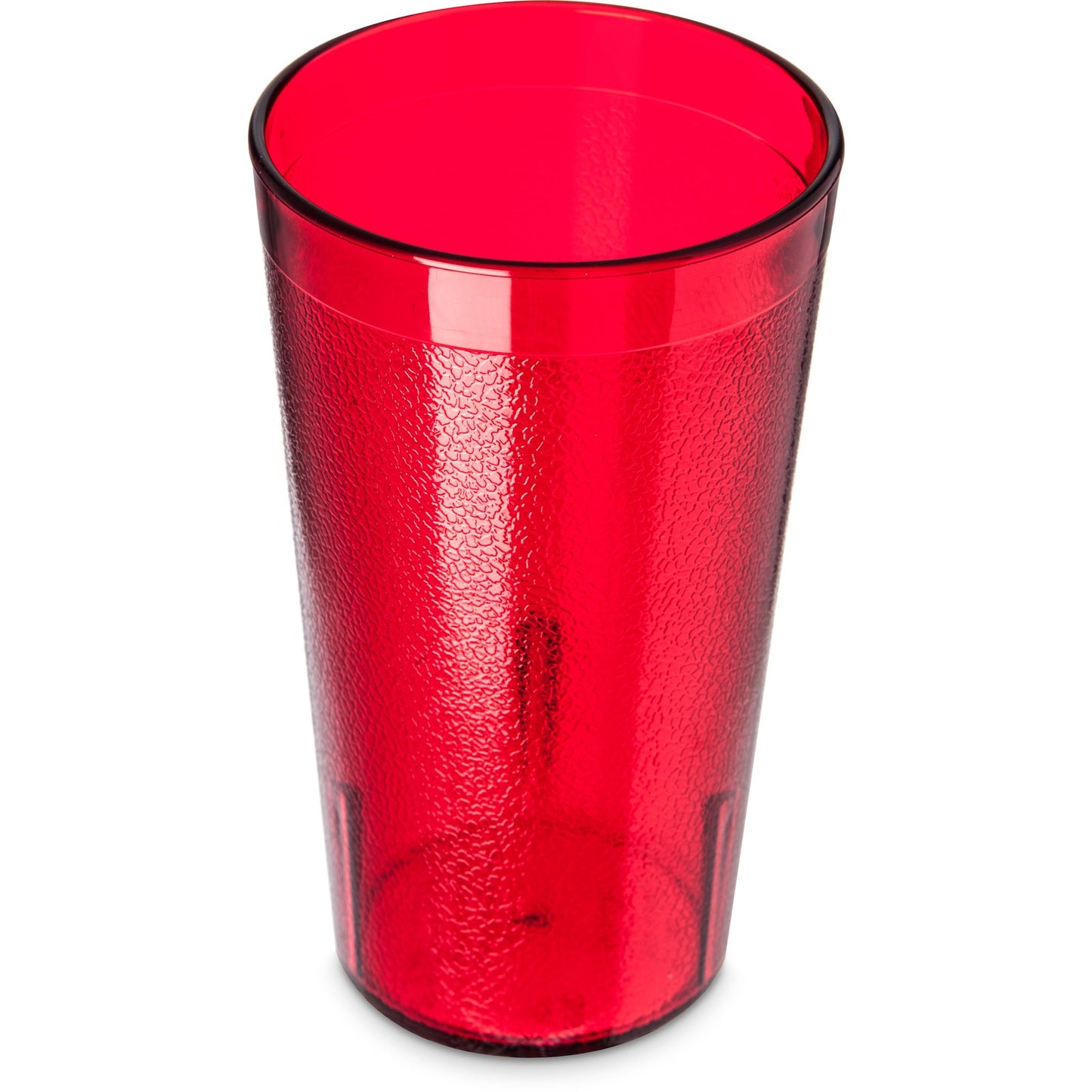 Carlisle 521210 12 oz Ruby SAN Stackable Plastic Tumbler