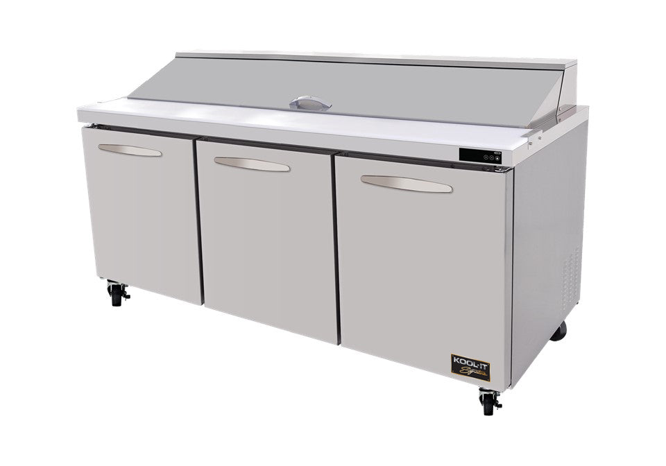 Kool-It KST-72-3 72" Triple Door Sandwich Prep Table