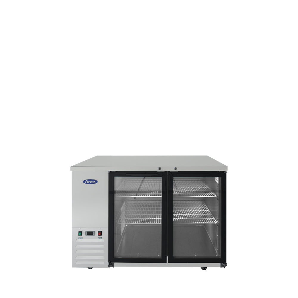 Atosa MBB48GGR 48" Glass Door Back Bar Cooler