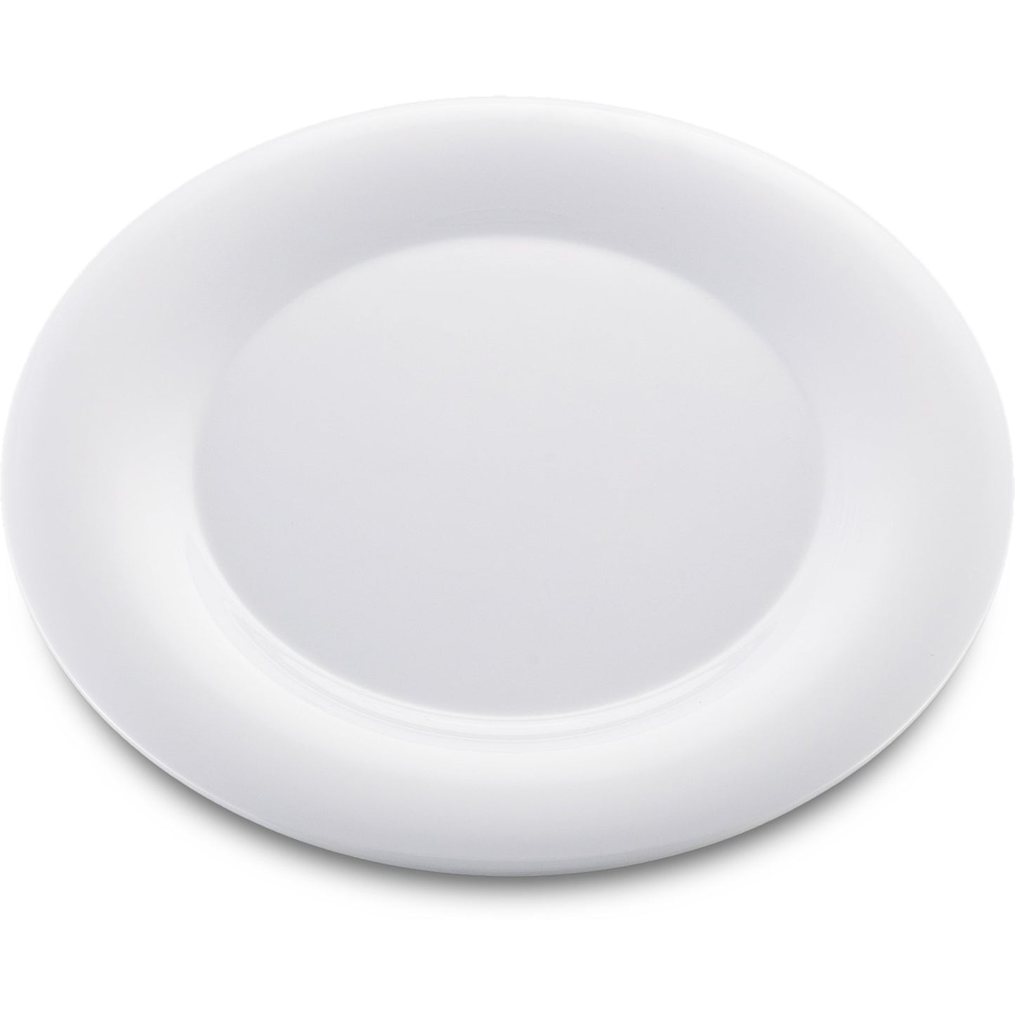 Carlisle 3302402 12" White Sierrus Melamine Wide Rim Dinner Plate