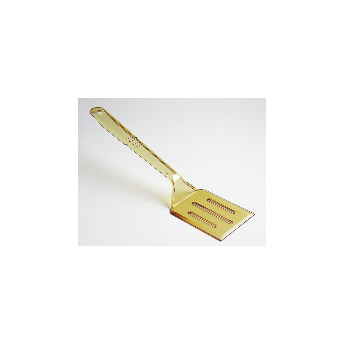 Carlisle 490013 13-1/2" Amber High Heat Plastic Slotted Turner