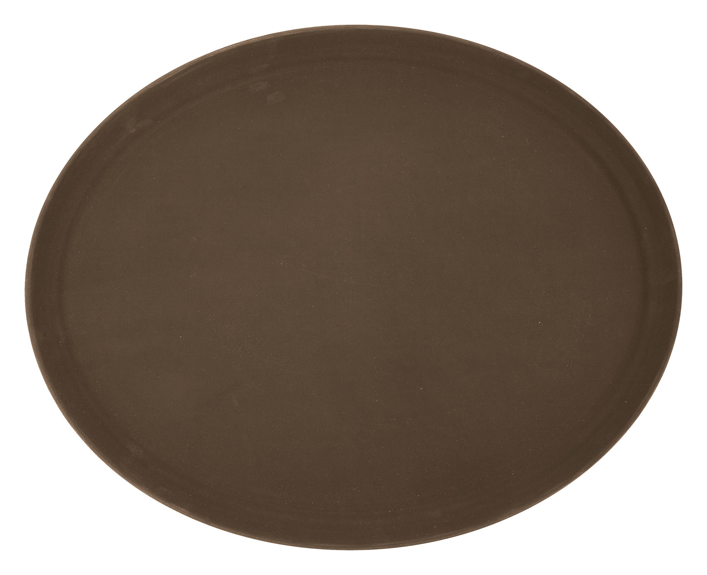Winco TFG-2622N 26" x 22" Brown Premium Fiberglass Non-Slip Tray