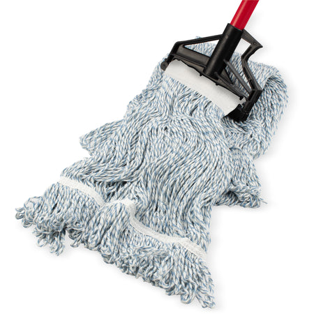 Carlisle 369671B00 #24 4-Ply Large Rayon Finishing Mop - Wide Band