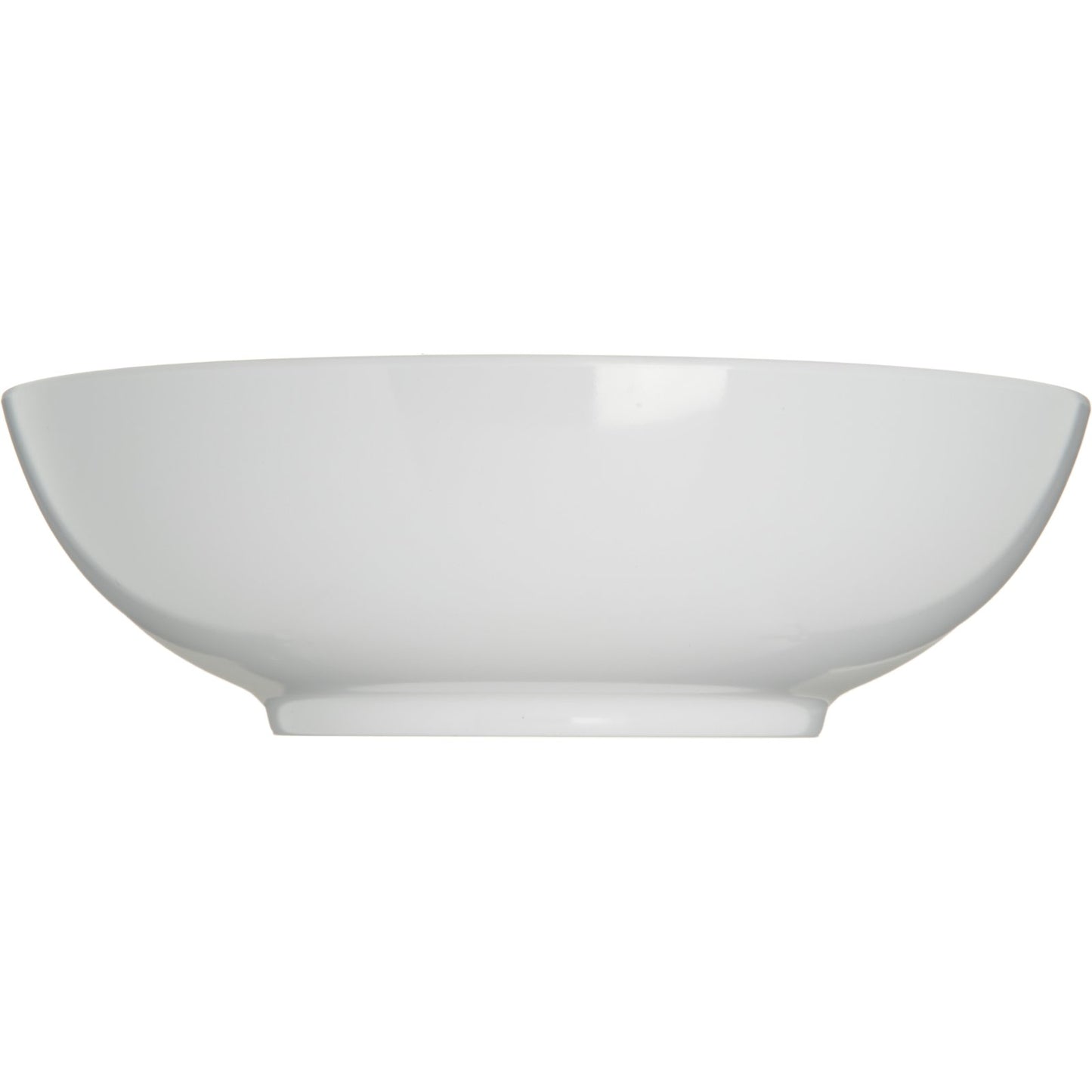 Carlisle 4381302 40 oz White Epicure Melamine Chef Salad Serving Bowl