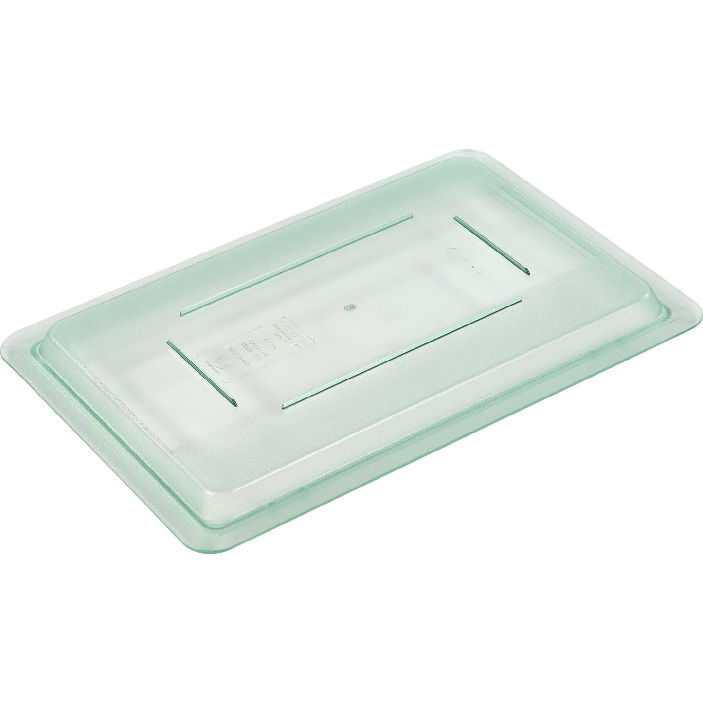 Carlisle 10617C09 18" x 12" Green Polycarbonate StorPlus Color-Coded Food Storage Container Lid