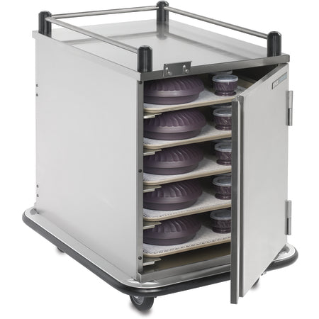 Dinex DXPTVL2T1D10 10-Tray Stainless Steel DineXpress TVL Economy Tray Cart