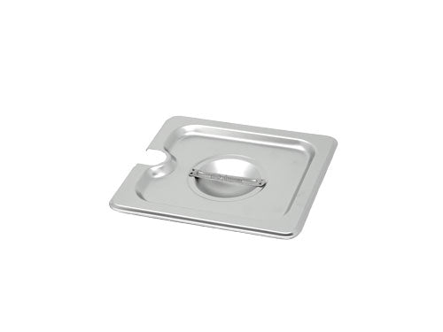 Omcan 80281 1/6-size Stainless Steel Slotted Steam Table Pan Cover