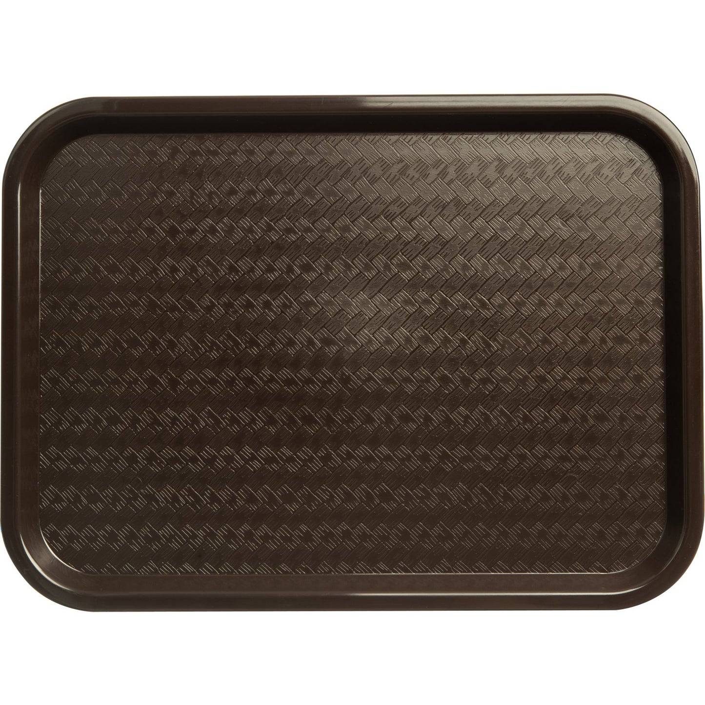 Carlisle CT121669 12" x 16" Chocolate Cafe Fast Food Cafeteria Tray