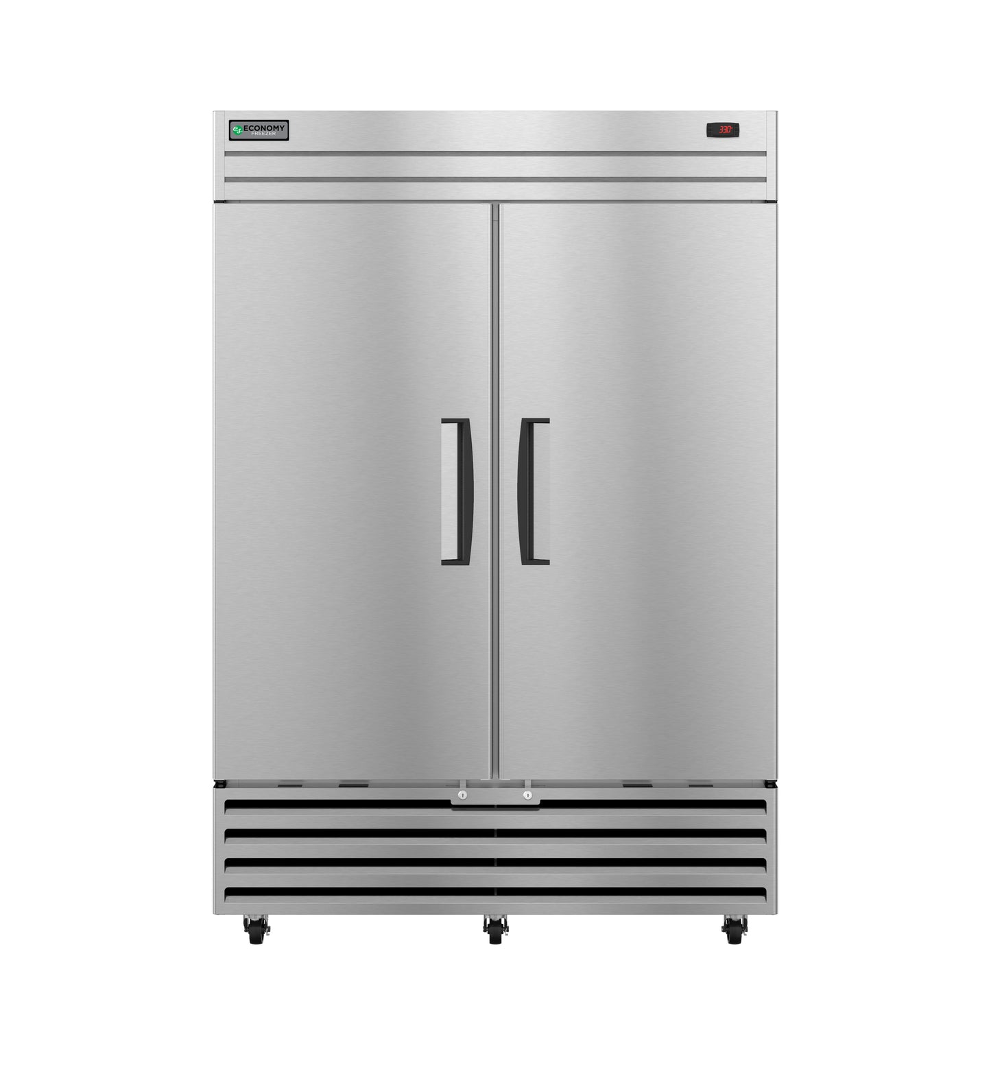 Hoshizaki EF2A-FS Two Section Full Stainless Door with Lock Upright Freezer