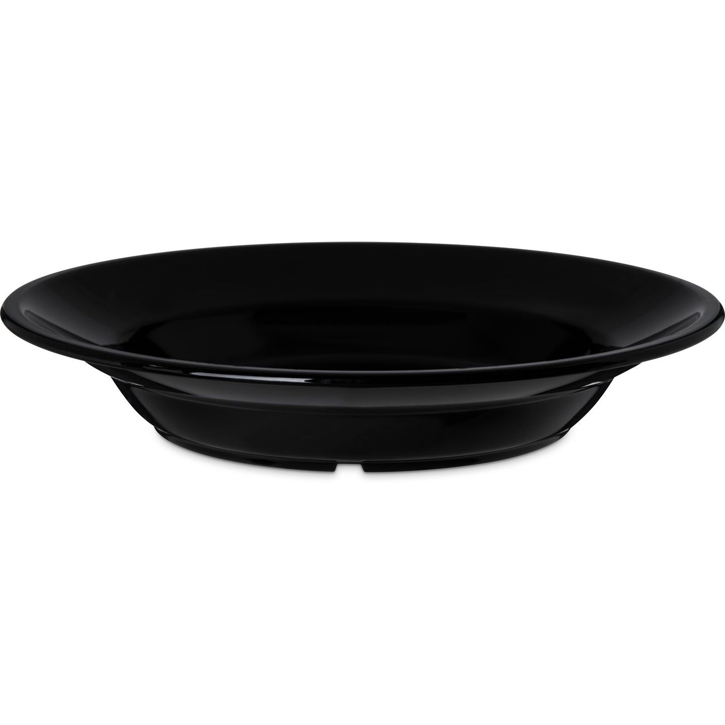 Carlisle PCD31203 12 oz Black Polycarbonate Soup Salad Broth Bowl