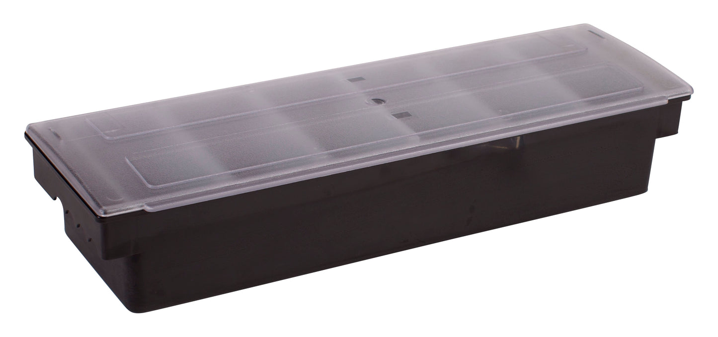 Winco CCH-6 Black 6-Compartment Plastic Base Condiment Holder