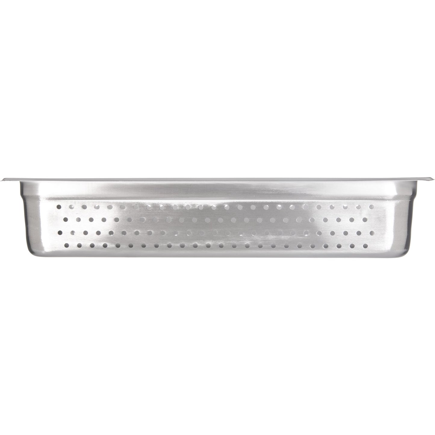 Carlisle 607004P Full-Size Stainless Steel DuraPan Light Gauge Perforated Steam Table Hotel Pan, 4" Deep