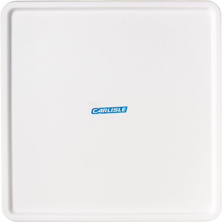 Carlisle RHC02 20.63" x 20.63" x 1" White ABS OptiClean Rack Cover