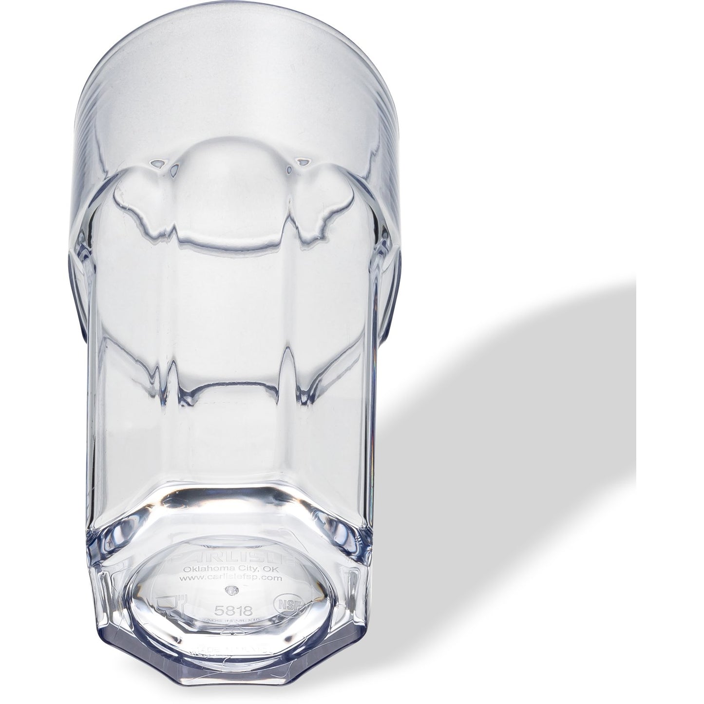Carlisle 581807 18 oz Clear SAN Louis Tumbler