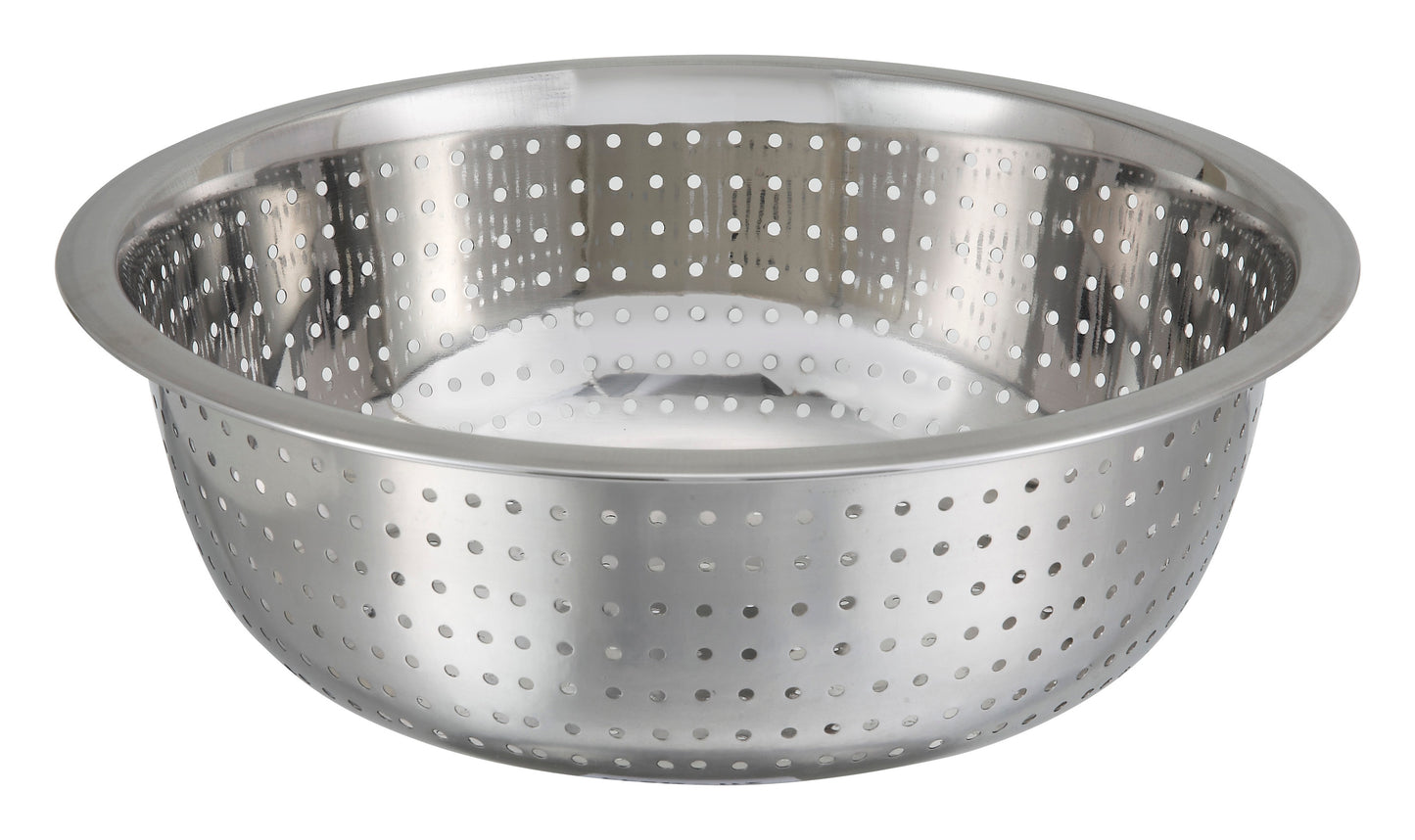 Winco CCOD-11S 11" Stainless Steel Colanders, Chinese Style