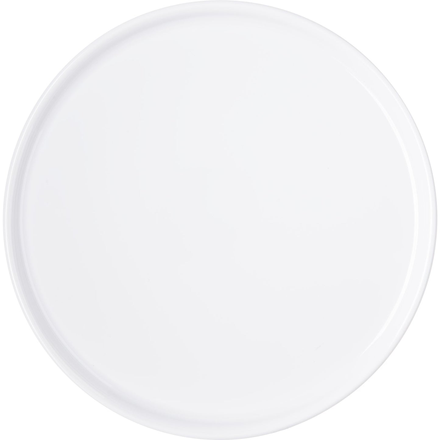 Carlisle 5300002 10.5" White Stadia Melamine Dinner Plate