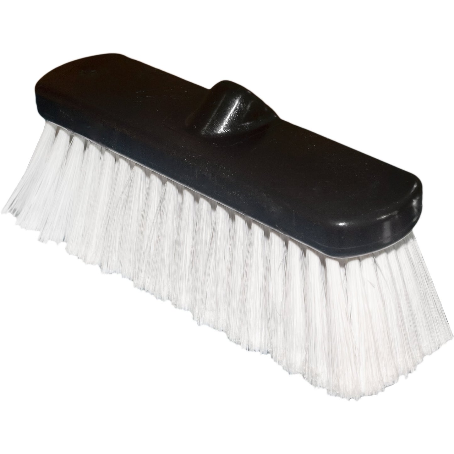 Carlisle 36123000 10" Black Vehicle Wash Brush with Crimped Polypropylene Bristles