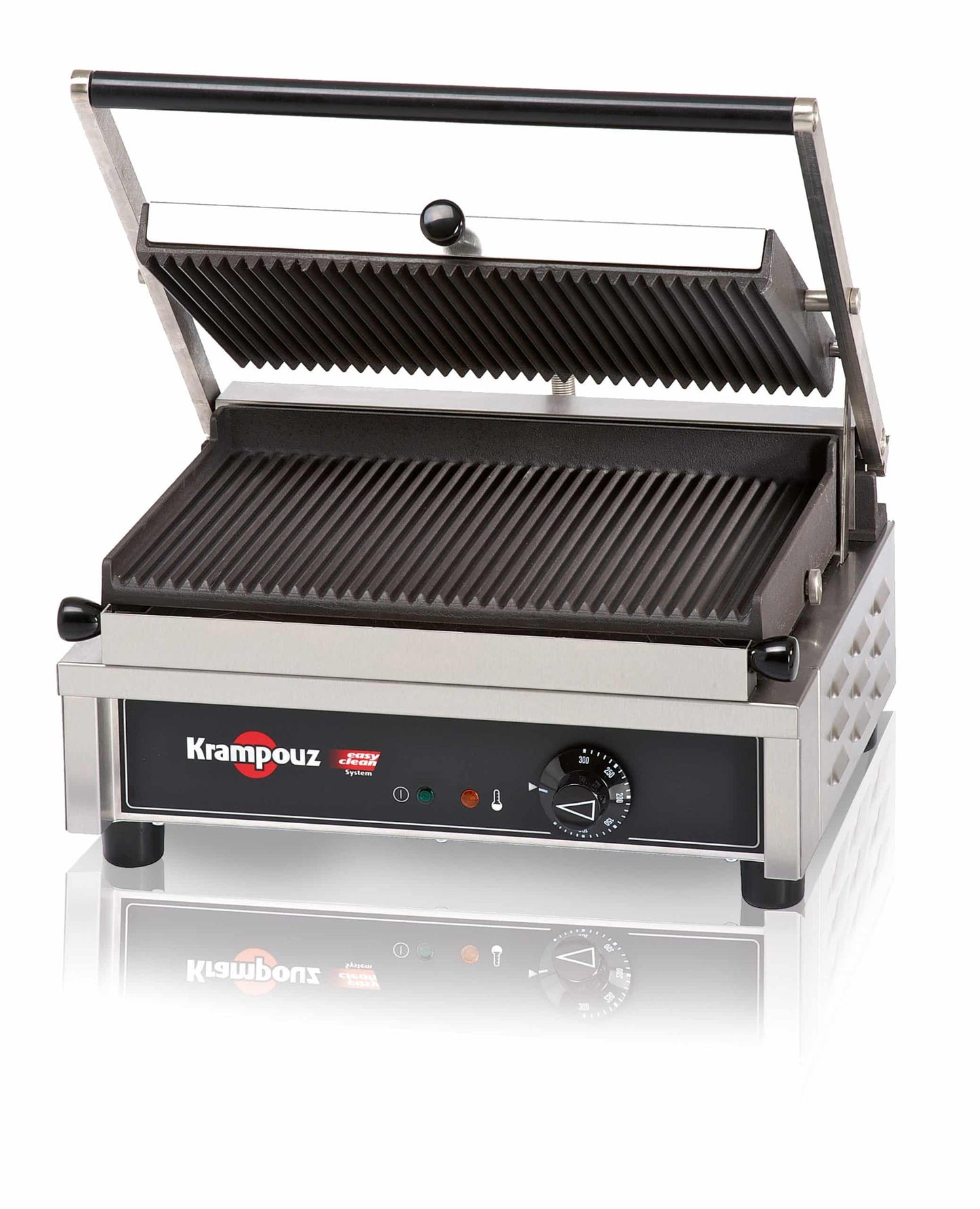 Eurodib GECID4 Medium Single All Ribbed Panini Grill