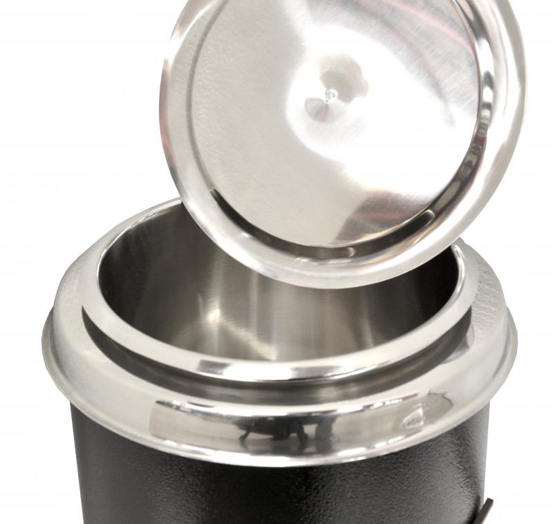 Omcan 41080 6 Qt Black Soup Kettle