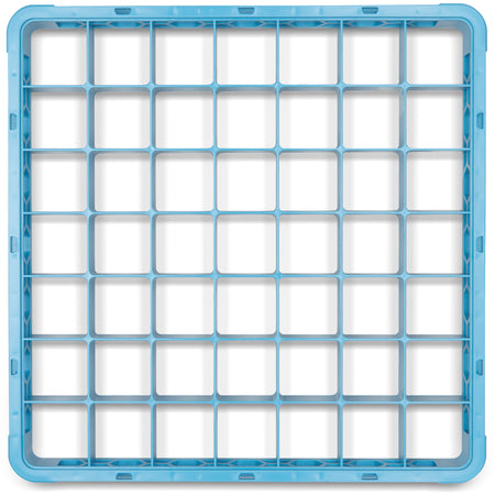 Carlisle RE4914 Carlisle Blue 49-Compartment Polypropylene OptiClean Divided Glass Rack Extender 1.78"