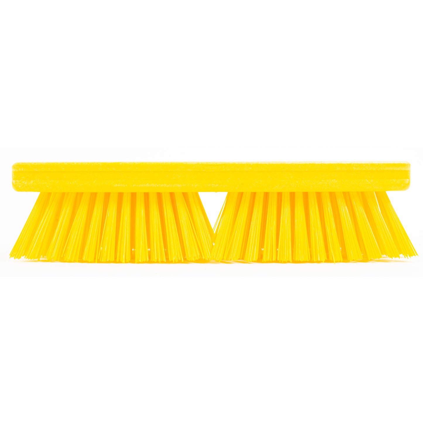 Carlisle 41722EC04 10" Yellow Sparta Color Coded Deck Scrub Brush