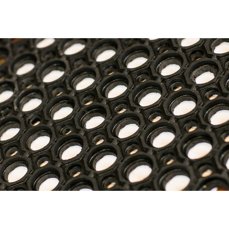 San Jamar KM2200B 3' x 5' x 3/4" Red Rubber Tuf-Mats Medium Duty - Bagged