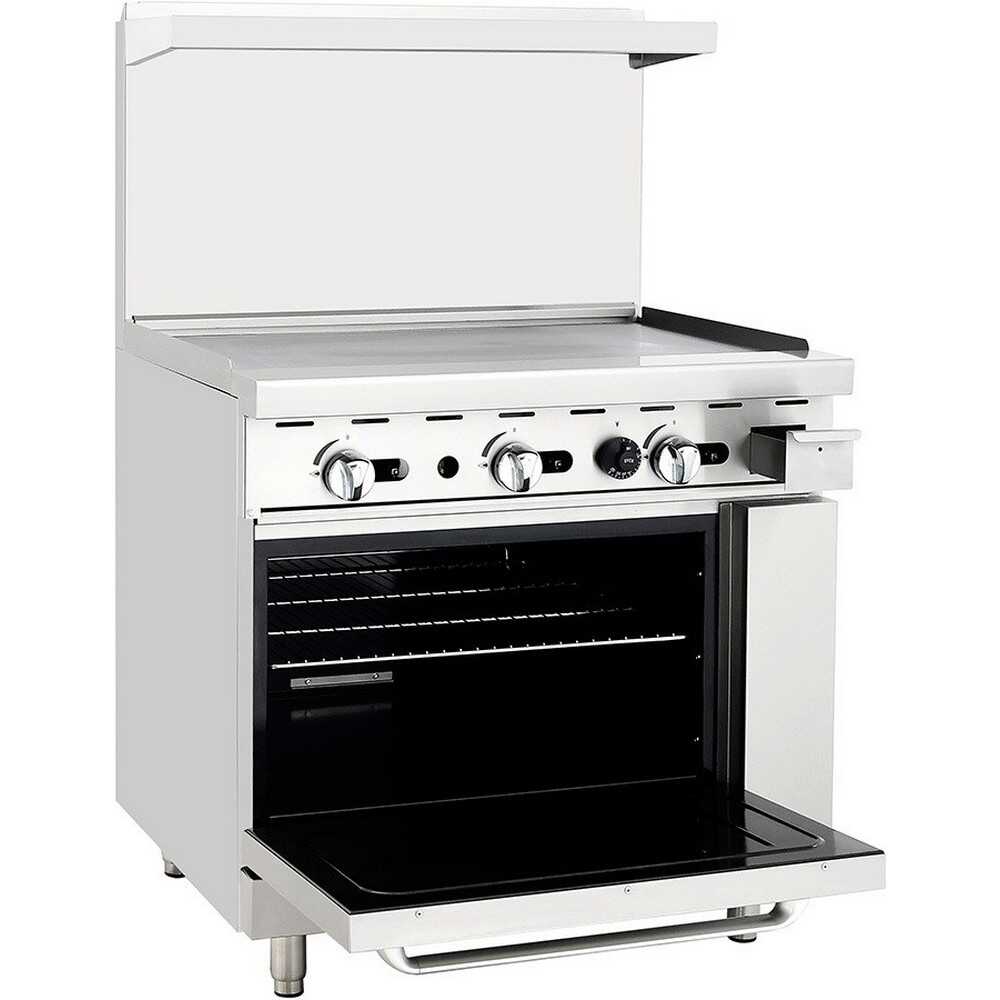 Bishop ATO-36G Manual Gas Griddle with Oven