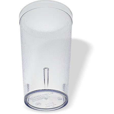 Carlisle 521607 16 oz Clear SAN Stackable Plastic Tumbler