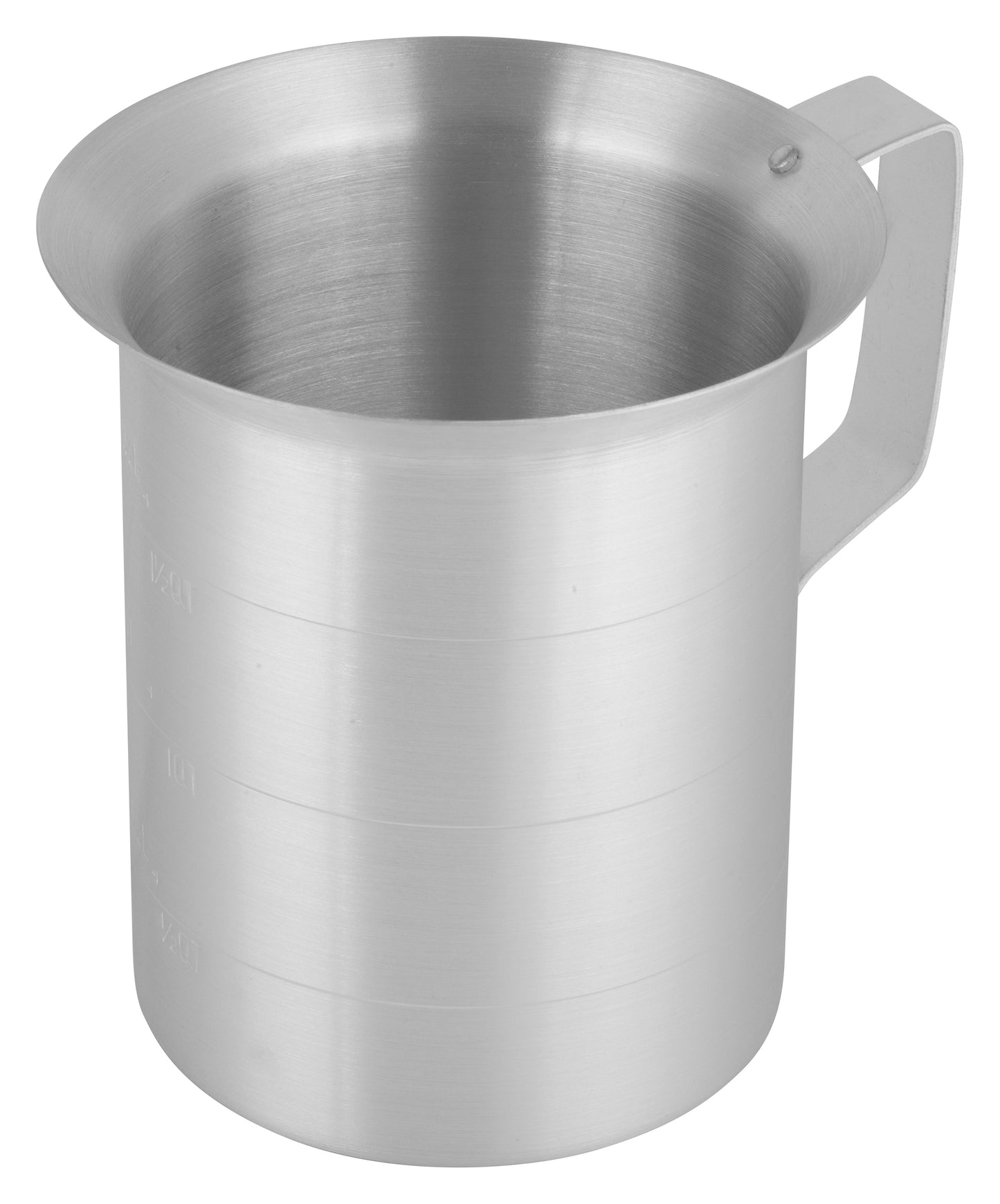 Winco AM-2 2 Qt. Aluminum Measuring Cup