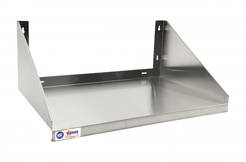 Omcan 40212 20" x 24" Stainless Steel Microwave Shelf