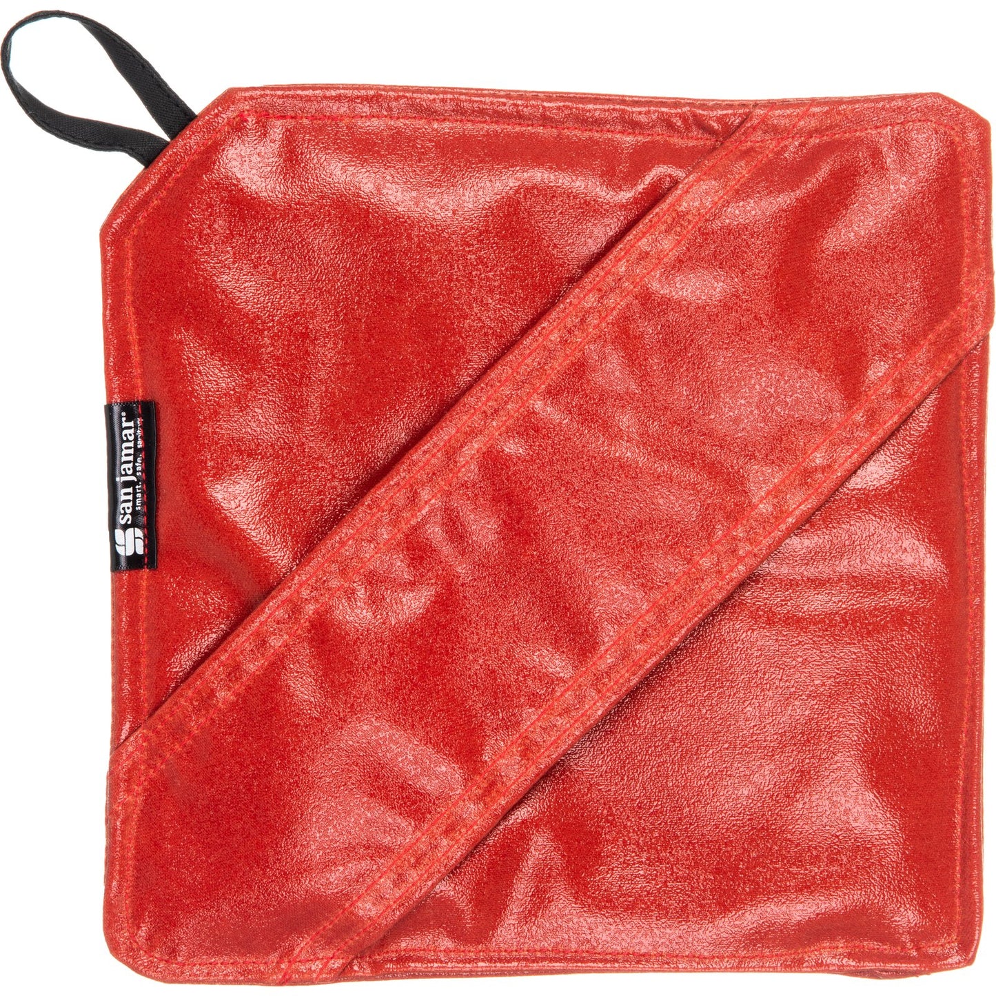 San Jamar EZKHP88 8 X 8 Red EZ-Kleen Hot Pad