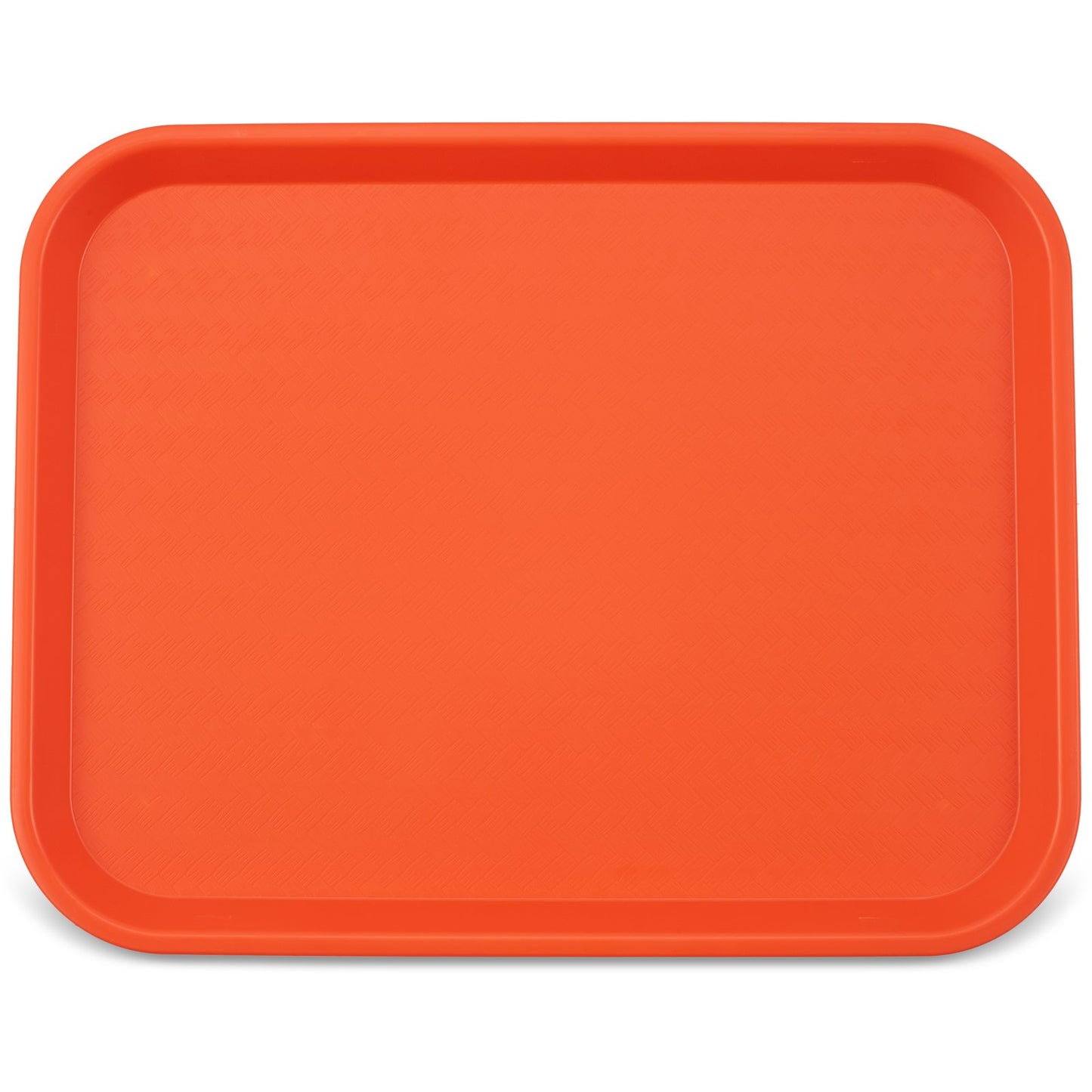 Carlisle CT141824 14" x 18" Orange Cafe Fast Food Cafeteria Tray