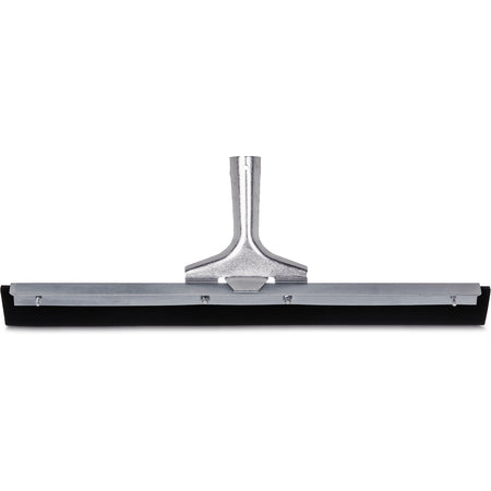 Carlisle 361201800 18" Black Straight Rubber Blade With Metal Frame