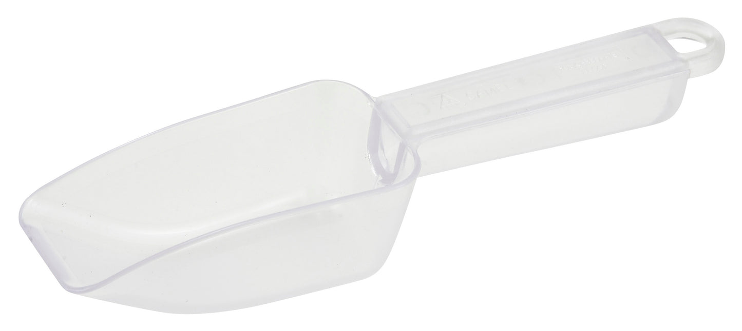 Winco PS-5 5 oz. Clear Polycarbonate Scoop