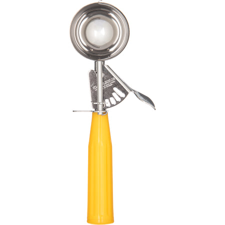 Carlisle 60300-20 2 oz #20 Yellow 18-8 Stainless Steel Disher Scoop