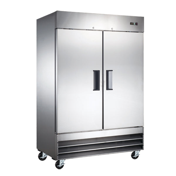 Omcan 50026 47 cu. ft. 54-inch 2-Door Reach in Refrigerator
