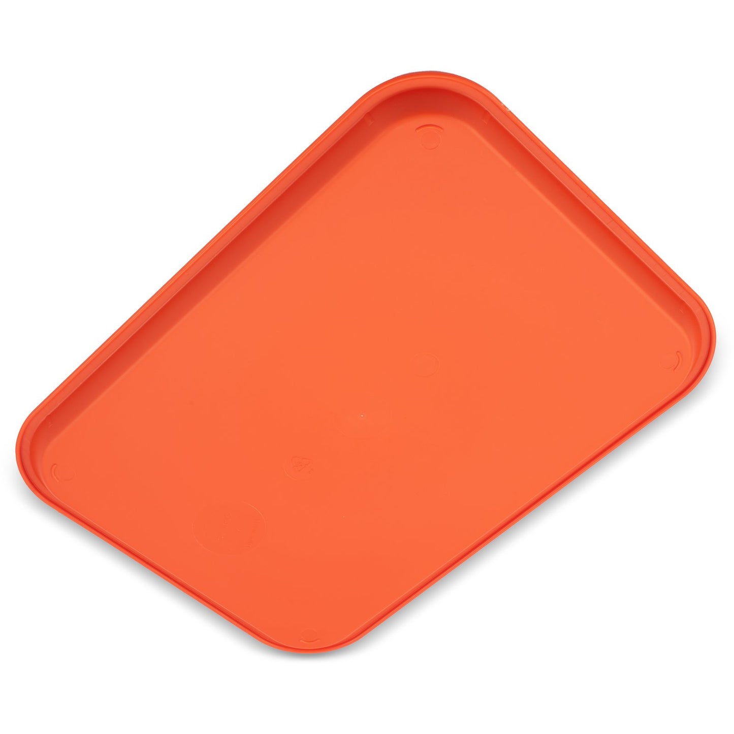 Carlisle CT121624 12" x 16" Orange Cafe Fast Food Cafeteria Tray