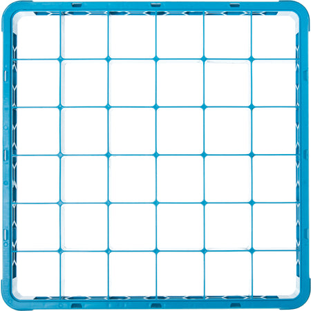 Carlisle RE3614 Carlisle Blue 36-Compartment Polypropylene OptiClean Divided Glass Rack Extender 1.78"
